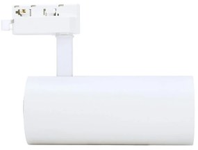 Faro LED per binario Bifase 24W angolo 24° - BIANCO Colore Bianco Caldo 2.700-3.200K