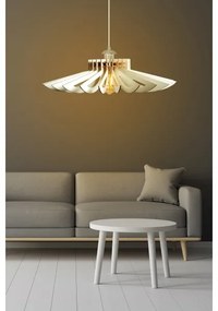 Lampadario a sospensione con filo 1xE27/60W/230V bianco diametro 68 cm