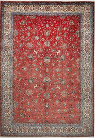Sarouk Tappeto persiano 390 x 270 Rosso (Iran) Annodato A Mano