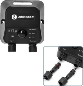 Aigostar - Plafoniera solare LED con sensore LED/3,7V 6000 mAh IP65 + telecomando