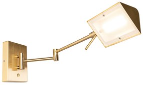 Applique da parete di design in ottone con LED dimmerabile - Notia