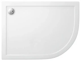 Kamalu - Piatto doccia 120x90 semicircolare versione sinistra KAM-1200