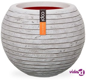 Capi Vaso a Sfera Nature Row 40x32 cm Avorio KRWI270