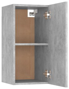 Mobile tv grigio cemento 30,5x30x60 cm in truciolato