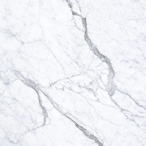 Pannello decorativo effetto marmo set 6 pz 4,3 mt2 PVC in UV 120 x 60 Marmo Bianco