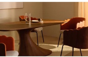 Tavolo da Pranzo Rettangolare in Legno e Fibra di Vetro (220x100 cm) - The Masie