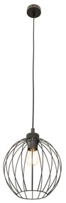 Sospensione Minimal Industrial Hathor 1 Luce Nera