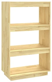 Libreria/divisorio 60x35x103 cm in legno massello di pino