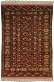 Turkmen Tappeto orientale 160 x 120 Marrone (Afghanistan) Annodato A Mano
