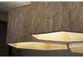 Duolla - Lampadario a plafone ROLLER TRIO HEX 3xE27/15W/230V bianco/oro