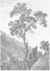 Carta da parati in tessuto non tessuto Engraved Landscapes I