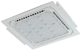 Incasso led energy bianco in alluminio 80w 11100lm 4000k ip65 41,2x...