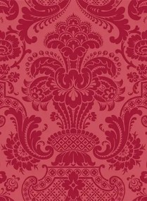 Damask Tapete Petrouchka von Cole & Son - Drawing Room Red