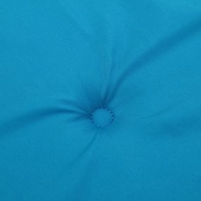 Cuscini per Sedia 2 pz Blu 100x50x3 cm in Tessuto Oxford