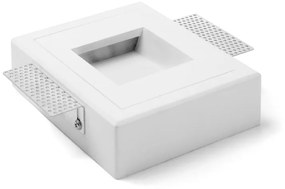 Faretto da incasso con fonte luminosa fisso Modulo LED TECNICO ATENA bianco verniciabileX11 cm Luce bianco caldo