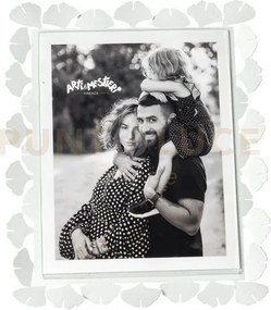 Portafoto ginkgo maxi bianco marmo