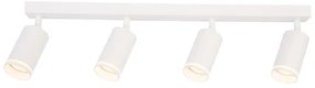 Faretto PIPE 4xGU10/10W/230V bianco