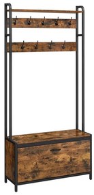 Appendiabiti a piantana NAVOR marrone/nero