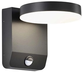 LED Applique da esterno con sensore LED/17W/230V 3000K nero