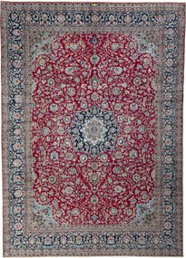 Kerman Tappeto 300 x 420 Rosso (Iran) Annodato A Mano