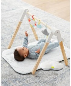 Skip Hop - Coperta per bambini per giocare con il trapezio di legno Fodera CLOUD