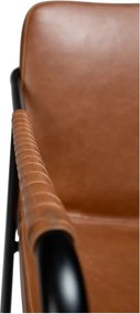 Sedia da pranzo in similpelle marrone Boto - DAN-FORM Denmark