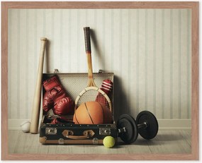 Foto incorniciata Old Suitcase, varie misure