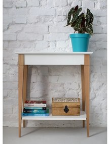 Consolle bianca, larghezza 65 cm Mimo - Ragaba