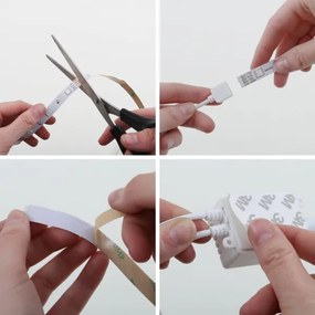 Brilo - LED RGB Striscia dimmerabile 11,5m LED/24W/230V + +TC