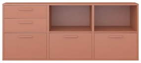 Cassettiera a muro rosso mattone Keep by Hammel - Hammel Furniture