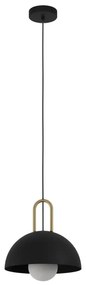 Eglo 56459 - Lampadario a sospensione CALMANERA 1xE27/40W/230V nero