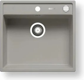 Pyramis 70058401 - Lavello da cucina CAMEA 50x53 cm in granito/grigio