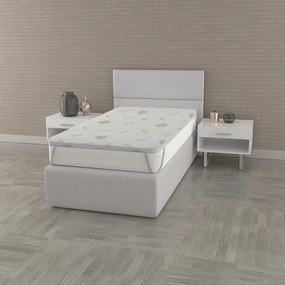 Topper 1 piazza e mezza in memory trattamento Aloe Datex