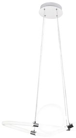 Lampadario LED moderno Handy grigio, luce naturale 3500 lumen, NOVECENTO