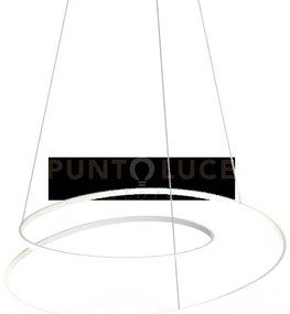 Glem-60b lampadario a sospensione di colore bianco led integrato di...