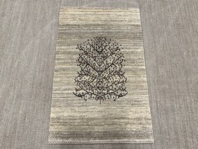 Loribaft Tappeto 80x120 Beige (Iran) Annodato A Mano
