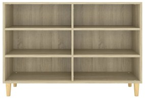 Credenza rovere sonoma 103,5x35x70 cm in legno multistrato