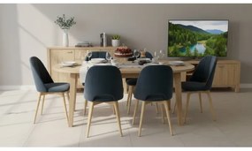 Sedia da pranzo THEO grigio scuro