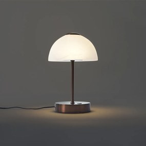 Lampada da tavolo di design bronzo scuro con LED dimmerabile - Joya