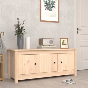 Scarpiera 110x38x45,5 Cm İn Legno Massello Di Pino /