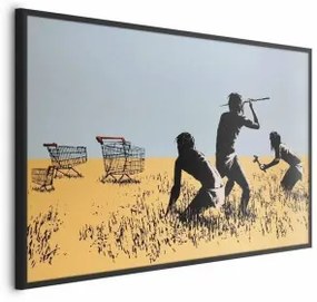 Poster - Bargain Hunters Cornice nera 60x40