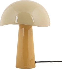 Lampada da tavolo giallo ocra con paralume in metallo (altezza 33 cm) Grato - Leitmotiv