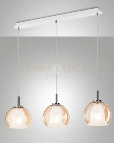 Bretagna sospen.ambra 3 luci lin. 3599-49-125