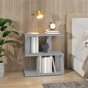 Comodino Grigio Sonoma 50x30x51,5 Cm İn Legno Multistrato /