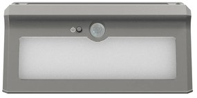 Applique Solare Rettangolare IP65 con Sensore di Movimento 300 lm Colore Bianco Caldo 3.000K