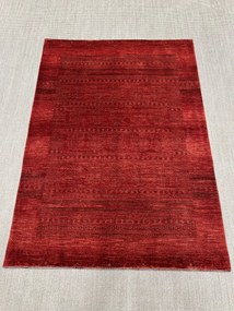 Loribaft Tappeto 220 x 160 Rosso (Iran) Annodato A Mano