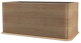 Mobile da bagno sotto lavabo BADEN HAUS Bohemia tabaco laccato opaco L 98 x H 42 x P 50 cm 1 cassetto, lavabo non incluso