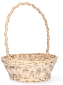 Cestino in rattan bianco misura L