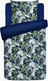 Set copripiumino in raso di cotone Jardin Orné, varie misure