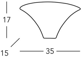 Kolarz 0089.61.1 - Applique CARDIN 1xR7s/120W/230V
